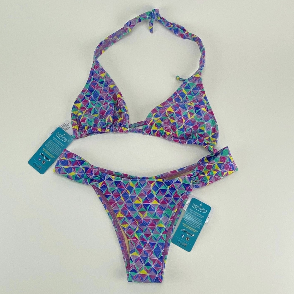 Brazilian Bikini Tie up Ruched Cheeky Bottom